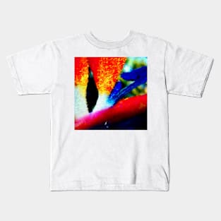 Bird of Paradise Abstract Kids T-Shirt